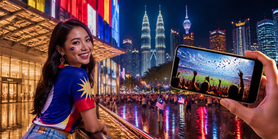 Pemandangan kasino mudah alih di Kuala Lumpur dengan suasana malam